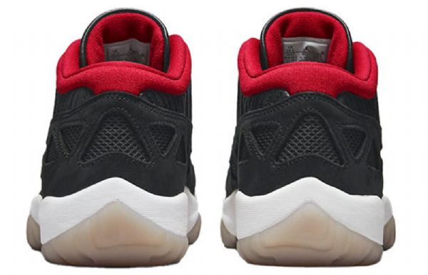 Nike Air Jordan 11 Retro Low Toppe Dvs Basketball Sko Til Mænd Sort Rød