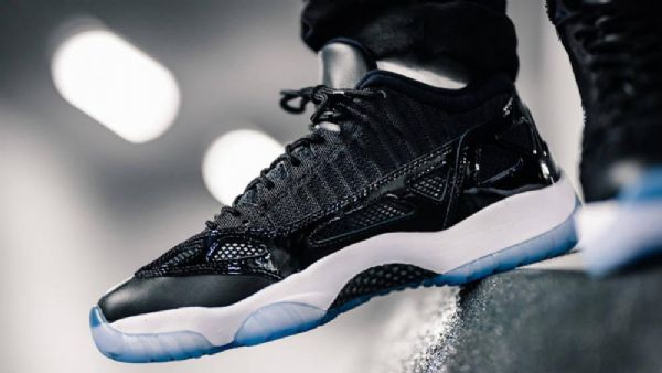 Nike Air Jordan 11 Retro Low Toppe Dvs Space Jam Sko Til Mænd Sort