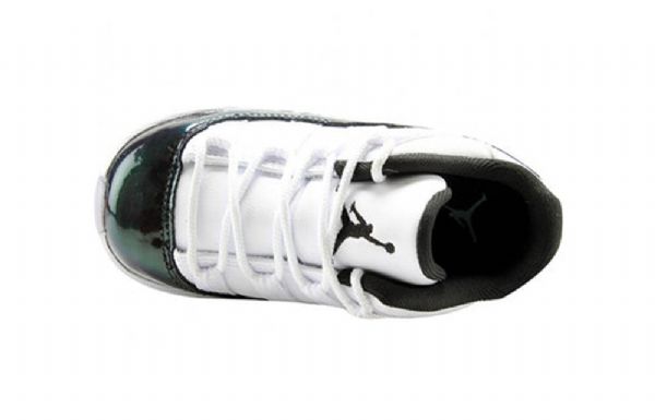 Nike Air Jordan 11 Retro Low Toppe Td Basketball Sko Til Børn Hvid Grøn