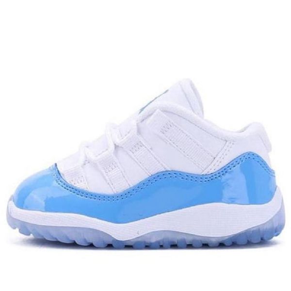 Nike Air Jordan 11 Retro Low Toppe Td Sko Til Børn Blå Hvid