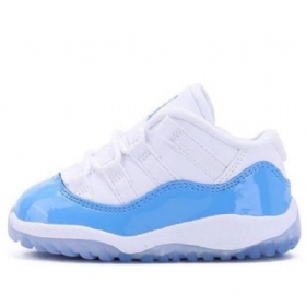 Nike Air Jordan 11 Retro Low Toppe Td Sko Til Børn Blå Hvid