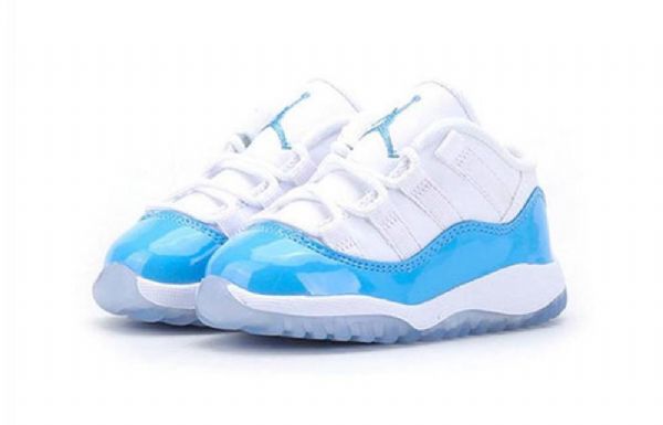 Nike Air Jordan 11 Retro Low Toppe Td Sko Til Børn Blå Hvid