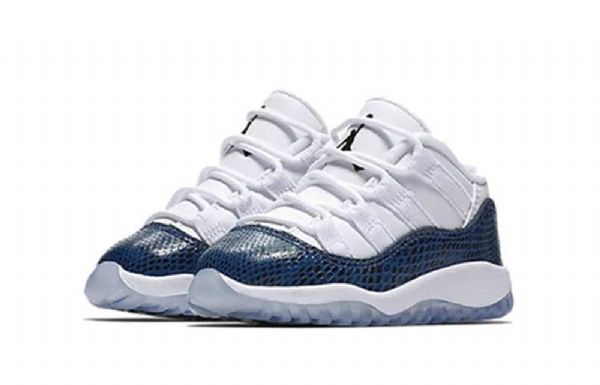 Nike Air Jordan 11 Retro Low Toppe Td Sko Til Børn Marineblå