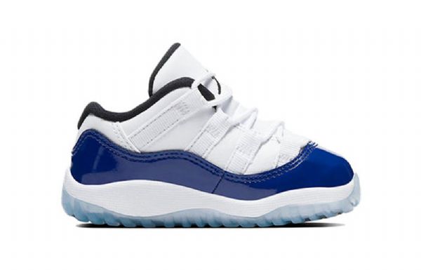 Nike Air Jordan 11 Retro Low Toppe Td Sko Til Børn Sort Hvid