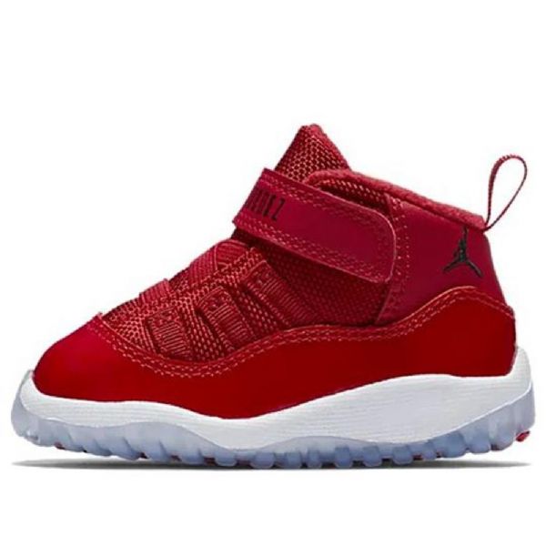 Nike Air Jordan 11 Retro Td Basketball Sko Til Børn Rød