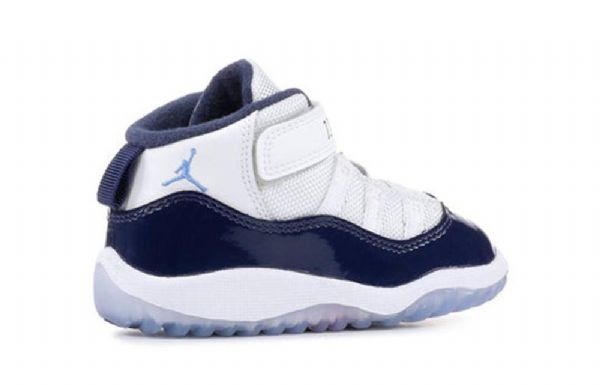 Nike Air Jordan 11 Retro Td Sko Til Børn Hvid Marineblå