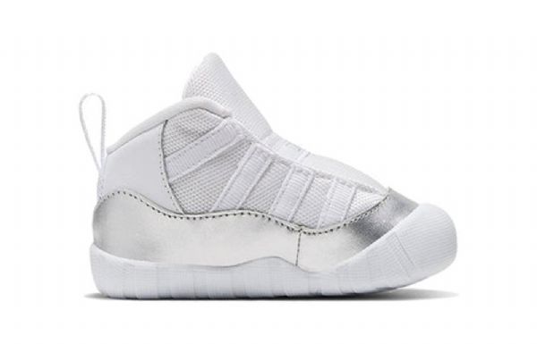 Nike Air Jordan 11 Retro Td Sko Til Børn Sølv