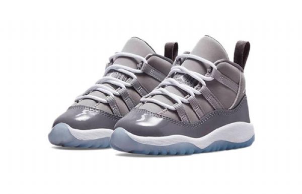 Nike Air Jordan 11 Retro Td Sko Til Mænd Grå