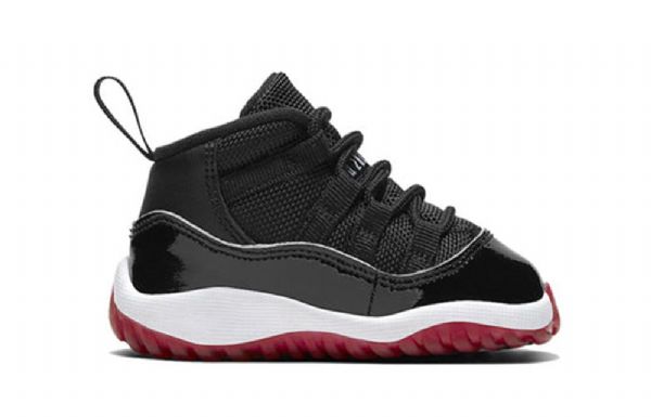Nike Air Jordan 11 Retro Td Sko Til Mænd Sort Rød