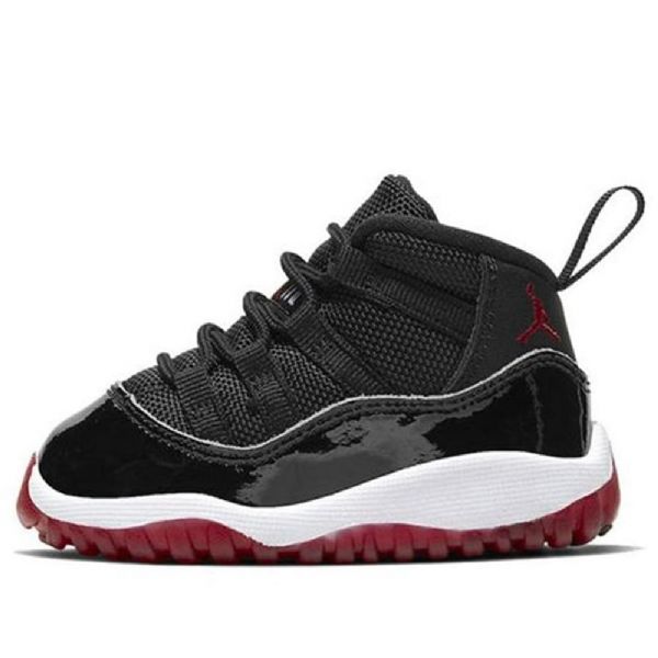 Nike Air Jordan 11 Retro Td Sko Til Mænd Sort Rød