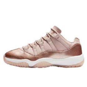 Nike Air Jordan 11 Rose Sko Til Mænd Guld