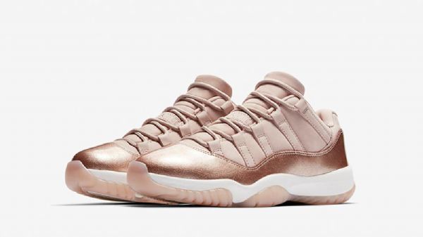 Nike Air Jordan 11 Rose Sko Til Mænd Guld
