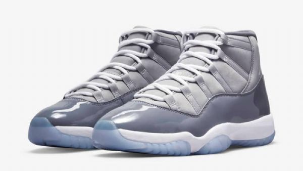 Nike Air Jordan 11 Sko Til Damer Grå