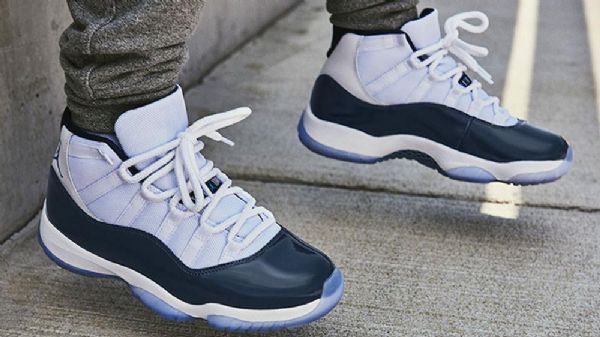 Nike Air Jordan 11 Sko Til Mænd Marineblå