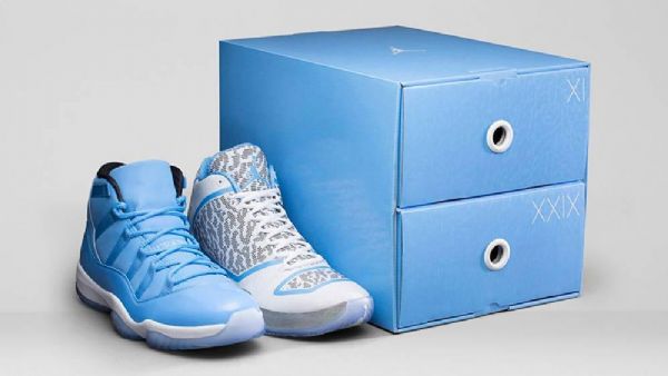 Nike Air Jordan Ultimate Gift Of Flight Pack Sko Til Mænd Blå Hvid