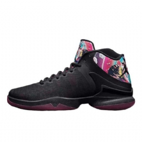 Nike Air Jordan Super Fly 4 Po Kinesisk Nytårspakke Sko Til Mænd Sort