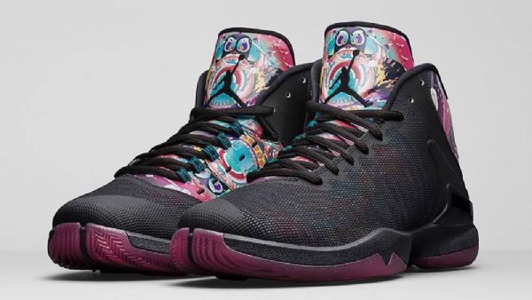 Nike Air Jordan Super Fly 4 Po Kinesisk Nytårspakke Sko Til Mænd Sort