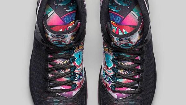 Nike Air Jordan Super Fly 4 Po Kinesisk Nytårspakke Sko Til Mænd Sort