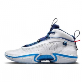 Nike Air Jordan 36 Jayson Tatum Sko Til Mænd Hvid Blå