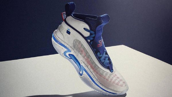 Nike Air Jordan 36 Jayson Tatum Sko Til Mænd Hvid Blå