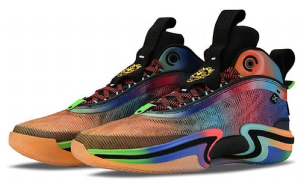 Nike Air Jordan 36 Sneakers Til Mænd Flerfarvet