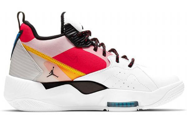 Nike Air Jordan Zoom Sneakers Til Damer Hvid Lyserød
