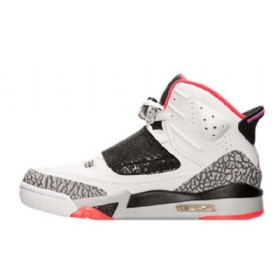 Nike Air Jordan Son Of Mars Hot Lava Sko Til Mænd Hvid Sort