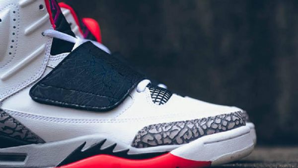 Nike Air Jordan Son Of Mars Hot Lava Sko Til Mænd Hvid Sort