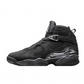 Nike Air Jordan 8 Chrome Sko Til Mænd Sort