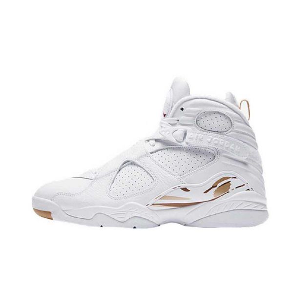 Nike Air Jordan 8 Ovo Sko Til Mænd Hvid
