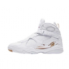 Nike Air Jordan 8 Ovo Sko Til Mænd Hvid