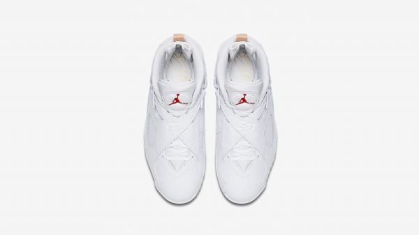 Nike Air Jordan 8 Ovo Sko Til Mænd Hvid