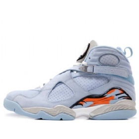 Nike Air Jordan 8 Retro Basketball Sko Til Damer Blå