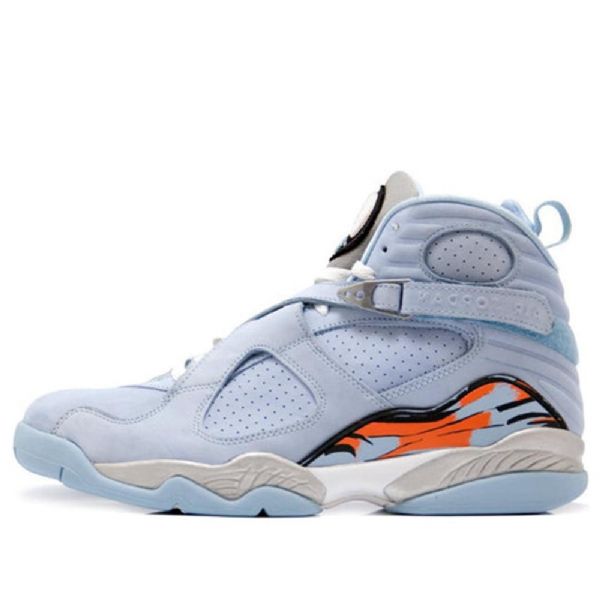 Nike Air Jordan 8 Retro Basketball Sko Til Damer Blå