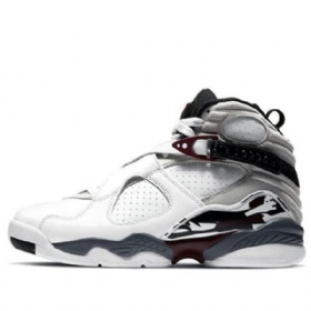 Nike Air Jordan 8 Retro Basketball Sko Til Damer Burgundy