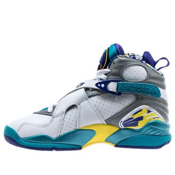 Nike Air Jordan 8 Retro Basketball Sko Til Damer Hvid