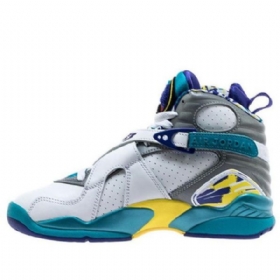 Nike Air Jordan 8 Retro Basketball Sko Til Damer Hvid