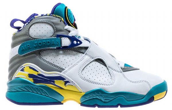 Nike Air Jordan 8 Retro Basketball Sko Til Damer Hvid