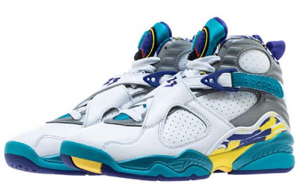 Nike Air Jordan 8 Retro Basketball Sko Til Damer Hvid