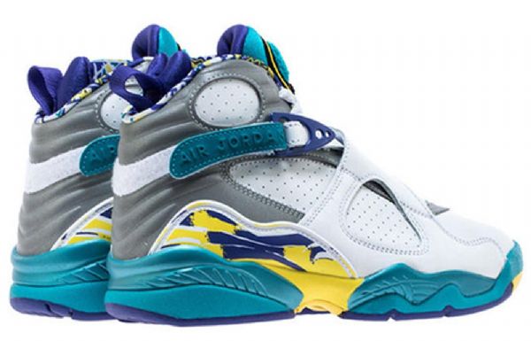 Nike Air Jordan 8 Retro Basketball Sko Til Damer Hvid