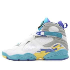 Nike Air Jordan 8 Retro Basketball Sko Til Damer Hvid
