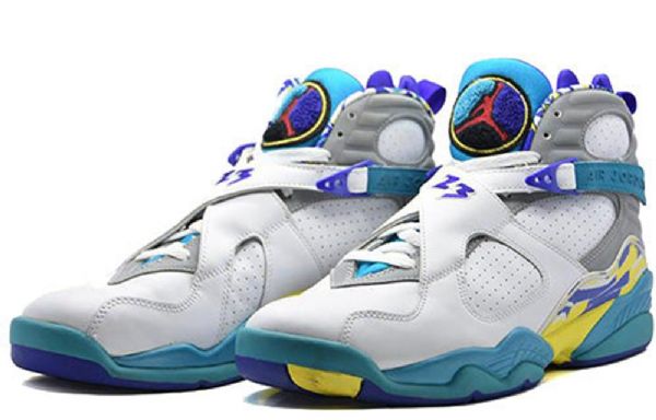 Nike Air Jordan 8 Retro Basketball Sko Til Damer Hvid