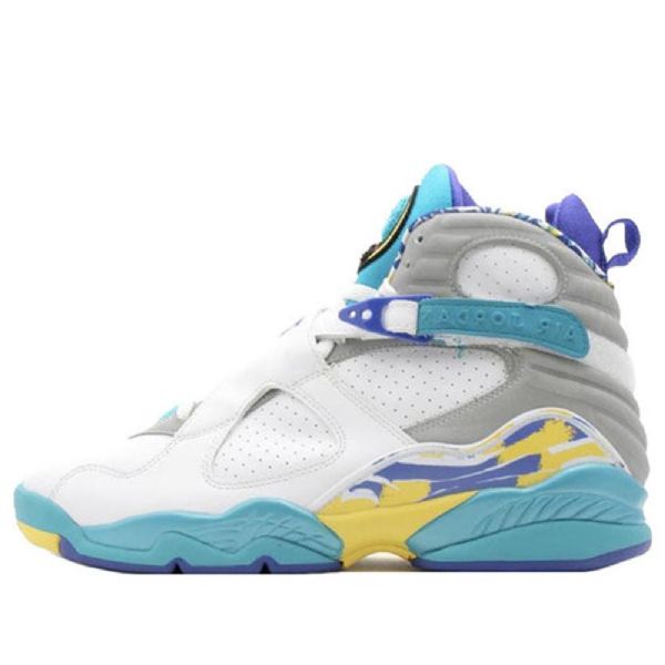 Nike Air Jordan 8 Retro Basketball Sko Til Damer Hvid