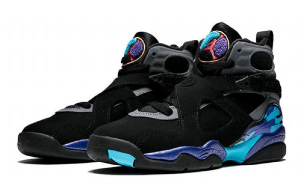 Nike Air Jordan 8 Retro Bg Basketball Sko Til Mænd Sort