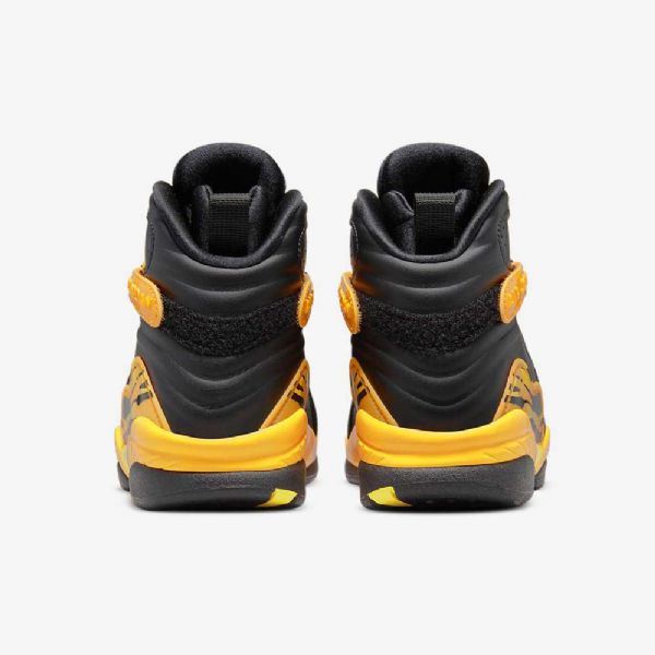 Nike Air Jordan 8 Retro Sko Til Damer Sort Gul