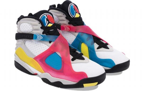 Nike Air Jordan 8 Retro Sp Se Basketball Sko Til Mænd Flerfarvet