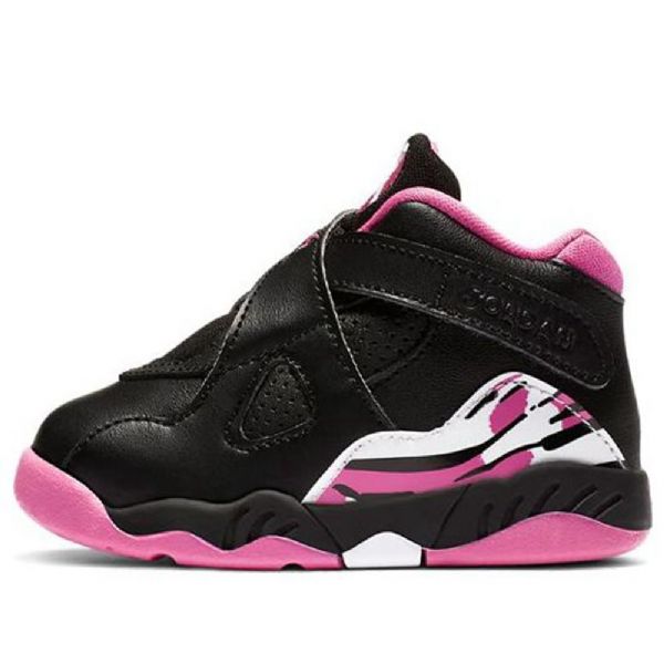 Nike Air Jordan 8 Retro Td Sko Til Børn Lyserødsicle