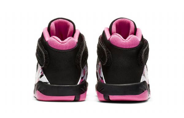 Nike Air Jordan 8 Retro Td Sko Til Børn Lyserødsicle