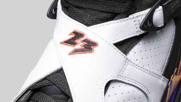 Nike Air Jordan 8 Retro Three Times A Charm Sko Til Mænd Hvid Sort