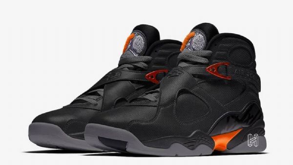 Nike Air Jordan 8 Retro Wntr Sko Til Mænd Sort